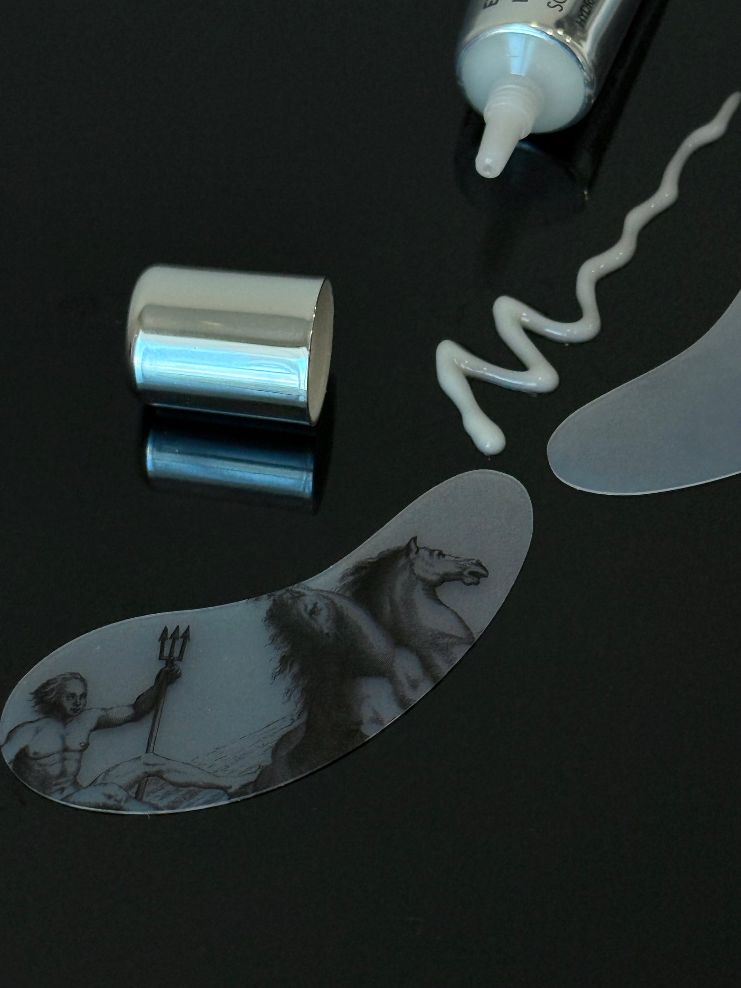 Poseidon & Oceanus - Tattoo-Inspired Reusable Eye Masks