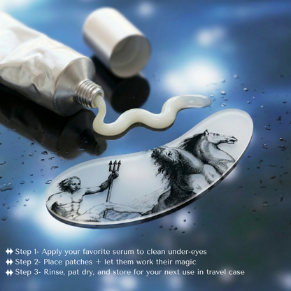 Reusable Tattoo Eye Patches (Poseidon & Oceanus)