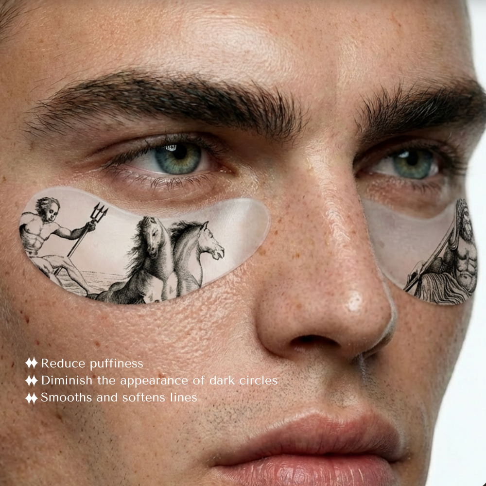 Reusable Tattoo Eye Patches (Poseidon & Oceanus)