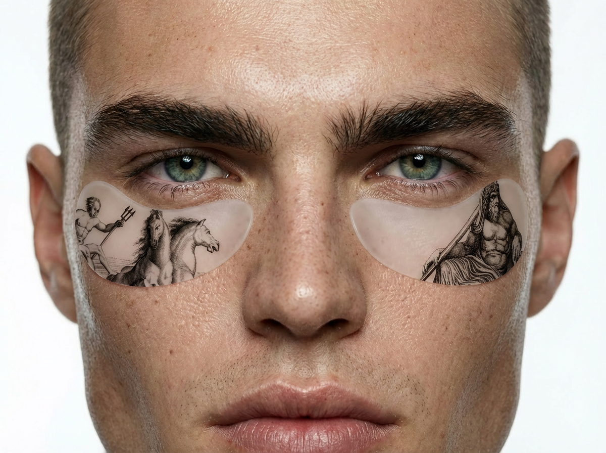Reusable Tattoo Eye Patches (Poseidon & Oceanus)