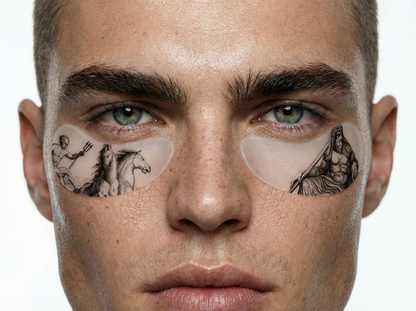 Reusable Tattoo Eye Patches (Poseidon & Oceanus)